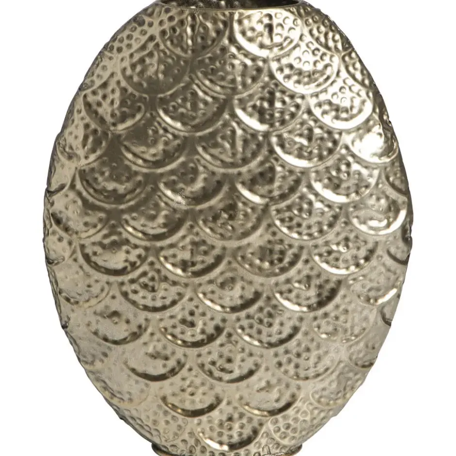 Vaas Florence - goudkleur - metaal - 35x27,5x9 cm