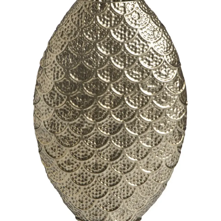 Vaas Florence - goudkleur - metaal - 47,5x32,5x10,5 cm