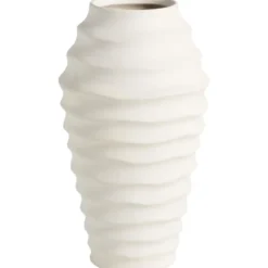 Vaas Lola Wave - off-white - keramiek - 39,8xØ21,8 cm