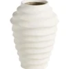 Vaas Lola Wave - off-white - keramiek - 28xØ20 cm