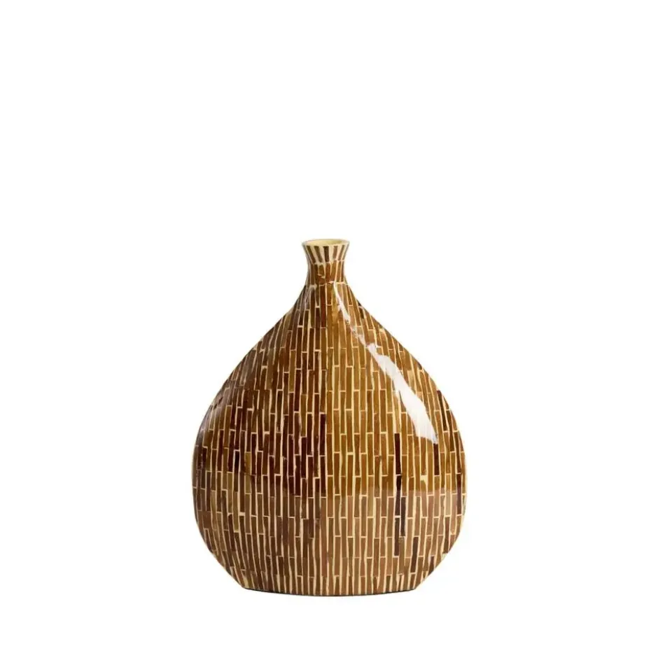 Vaas Lorca - Bruin - 25x11x32cm