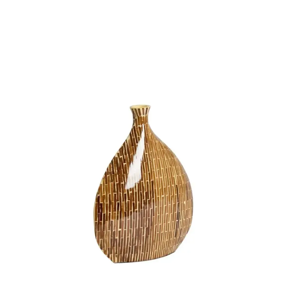Vaas Lorca - Bruin - 25x11x32cm