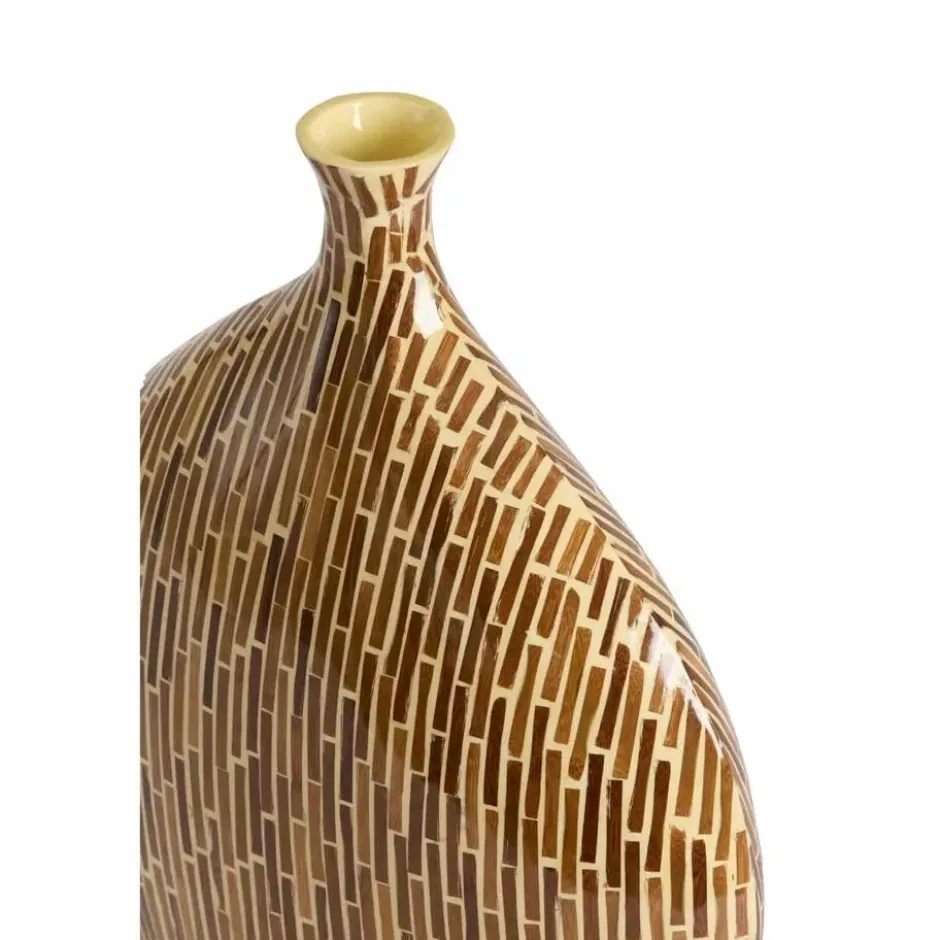Vaas Lorca - Bruin - 25x11x32cm