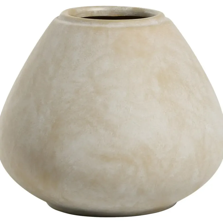 Vaas Noor - beige - keramiek - 13,5xØ16 cm