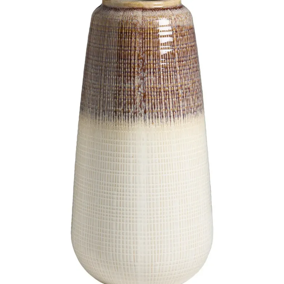 Vaas Puglia - bruin - stoneware - 46,5xØ23,3 cm