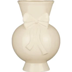 Vaas Strik - wit - keramiek - 29xØ20 cm