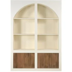 Vakkenkast Beige - 150x38x210cm - 8 Vakken - Miné
