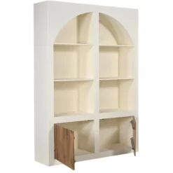 Vakkenkast Beige - 150x38x210cm - 8 Vakken - Miné