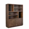 Vakkenkast Bruin Hout - 160x45x200cm - Brussel