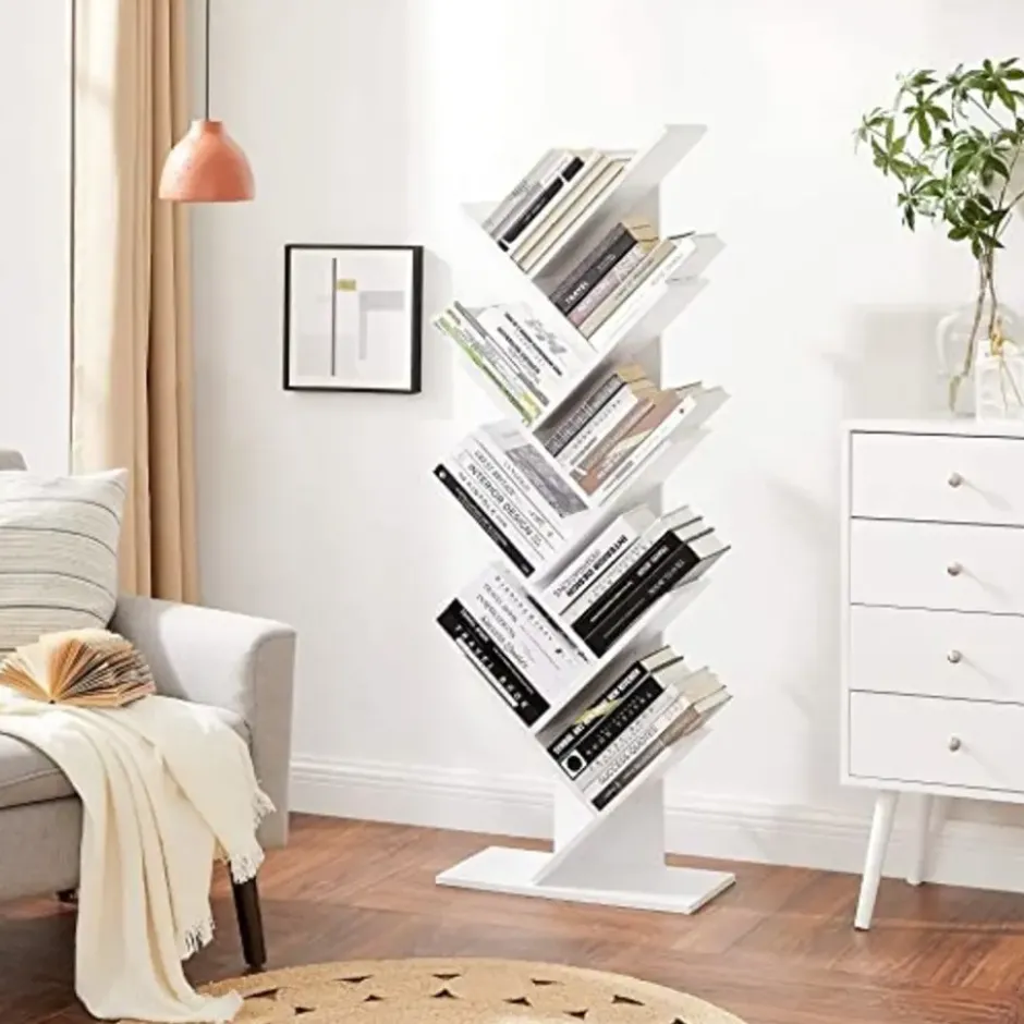 Vasagle Vintage Boekenkast - Boekenplanken - Opbergruimte Voor Boeken