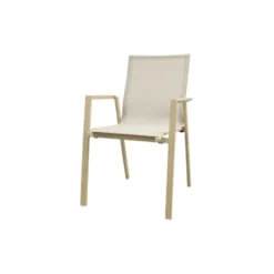 VDG Atmos stapelbare tuinstoel - Latte/Beige