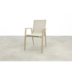 VDG Atmos stapelbare tuinstoel - Latte/Beige