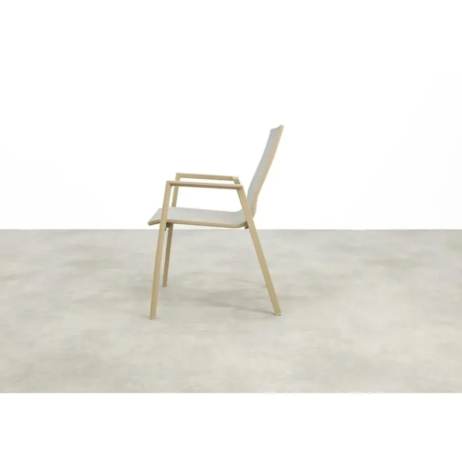 VDG Atmos stapelbare tuinstoel - Latte/Beige