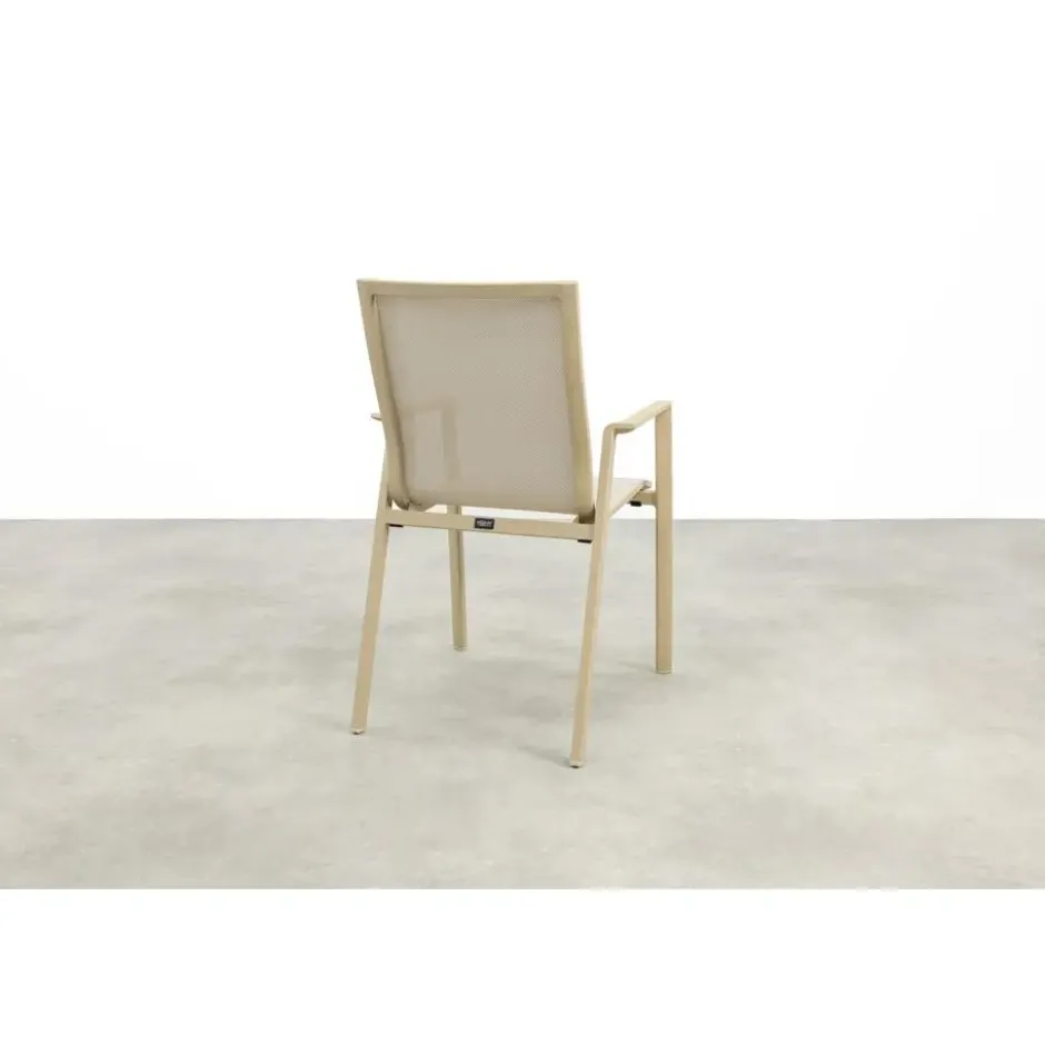 VDG Atmos stapelbare tuinstoel - Latte/Beige