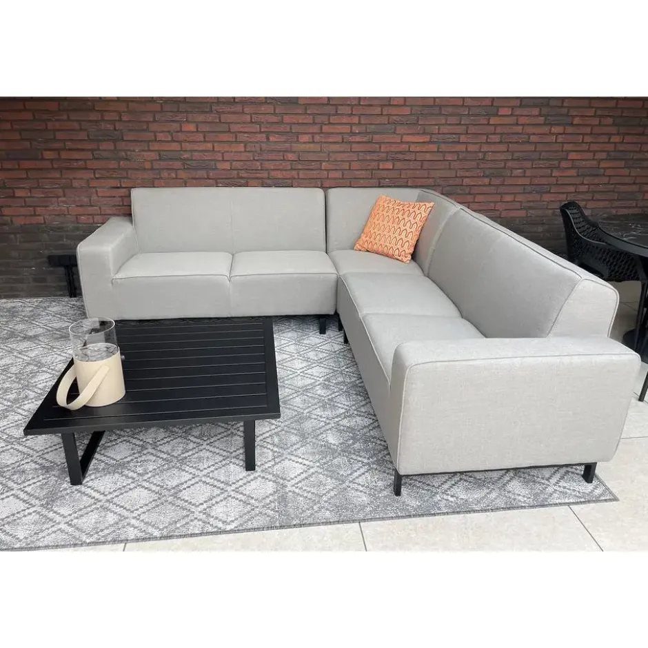 VDG Boavista Sunbrella hoekbank (3-delig) - Nature Grey