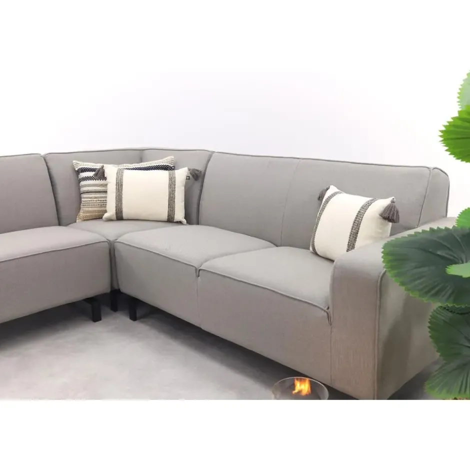 VDG Boavista Sunbrella hoekbank (3-delig) - Nature Grey