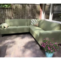 VDG Boavista Sunbrella hoekbank (3-delig) - Heritage Leaf