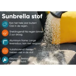 VDG Boavista Sunbrella loungeset - Nature Grey - 3-delig - Links
