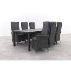 VDG Darwin/Kings tuinset antraciet - 220x100 cm