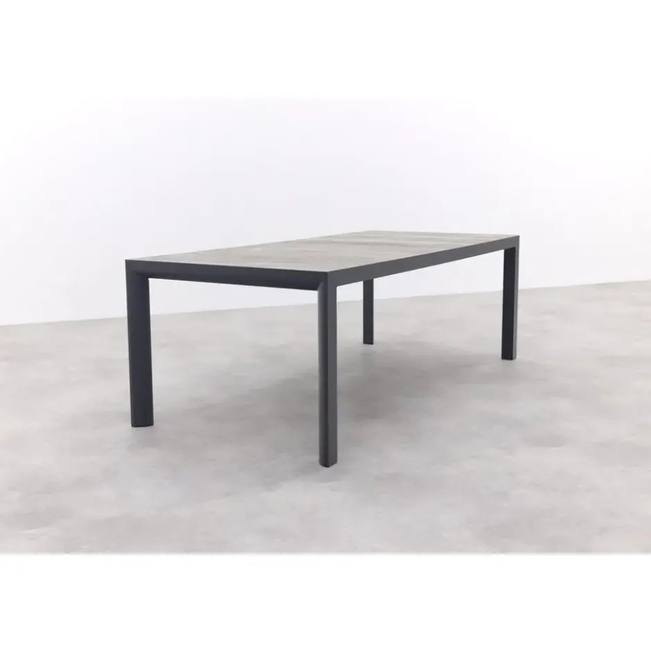 VDG Darwin/Kings tuinset antraciet - 220x100 cm