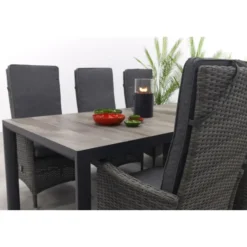 VDG Darwin/Kings tuinset antraciet - 220x100 cm