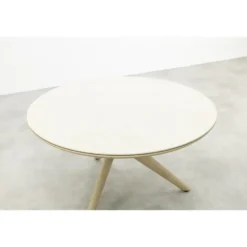 VDG Dublin ronde tuintafel Ø120 cm. - Latte