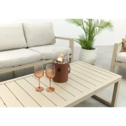 VDG Hugo stoel-bank loungeset - Latte/Beige