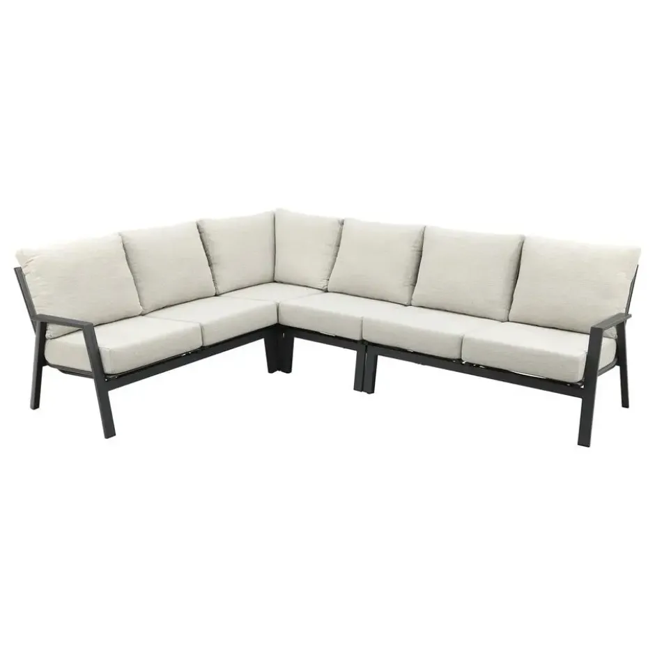 VDG Lagos lounge hoekbank - antraciet - links & rechts