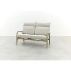 VDG Lagos verstelbare 2-zits loungebank - Latte