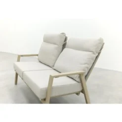 VDG Lagos verstelbare 2-zits loungebank - Latte