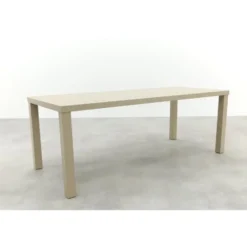 VDG Lena dining tuintafel aluminium 210x90 cm. - Latte