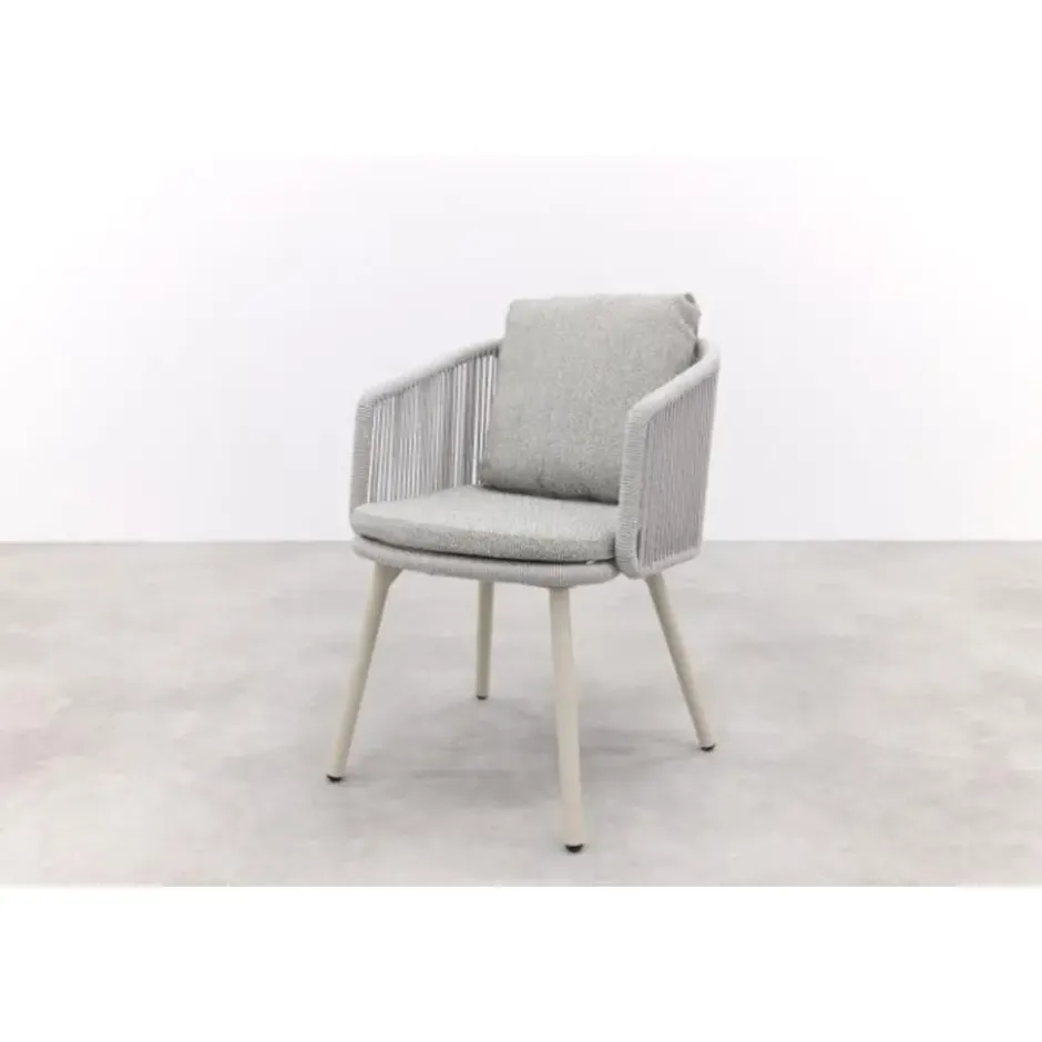 VDG Ohio/Alaska tuinset - teak/aluminium - mokka -240x100 cm
