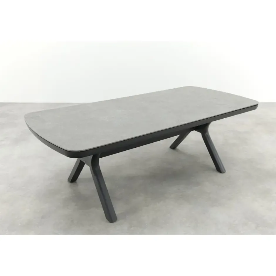 VDG Ponto dining tuintafel keramiek 220x100 cm. - Royal Grey