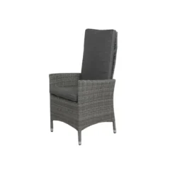VDG Set van 6 - Timber wicker verstelbare tuinstoel - Organic Grey