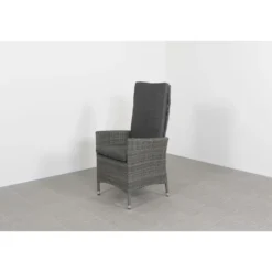 VDG Set van 6 - Timber wicker verstelbare tuinstoel - Organic Grey