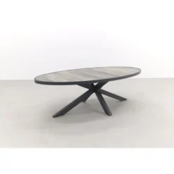 VDG Silva ovale tuintafel - houtlook - 240 x 115 cm