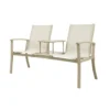 VDG Tete-a-Tete aluminium tuinbank Felix- Latte