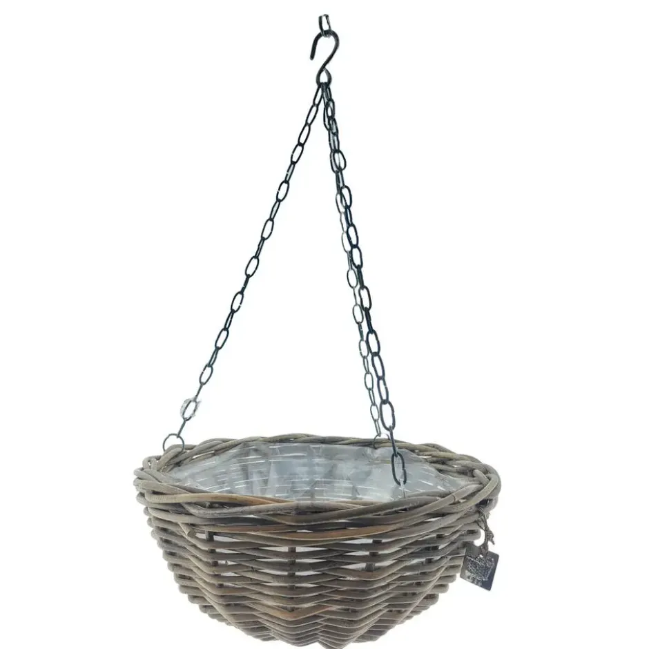 Vd Leeden Hangmand Rotan – D40 cm - gevlochten - hangend