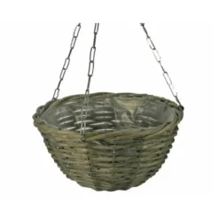 Vd Leeden Hangmand Wilg – D30 x H15 cm - gevlochten - hangend