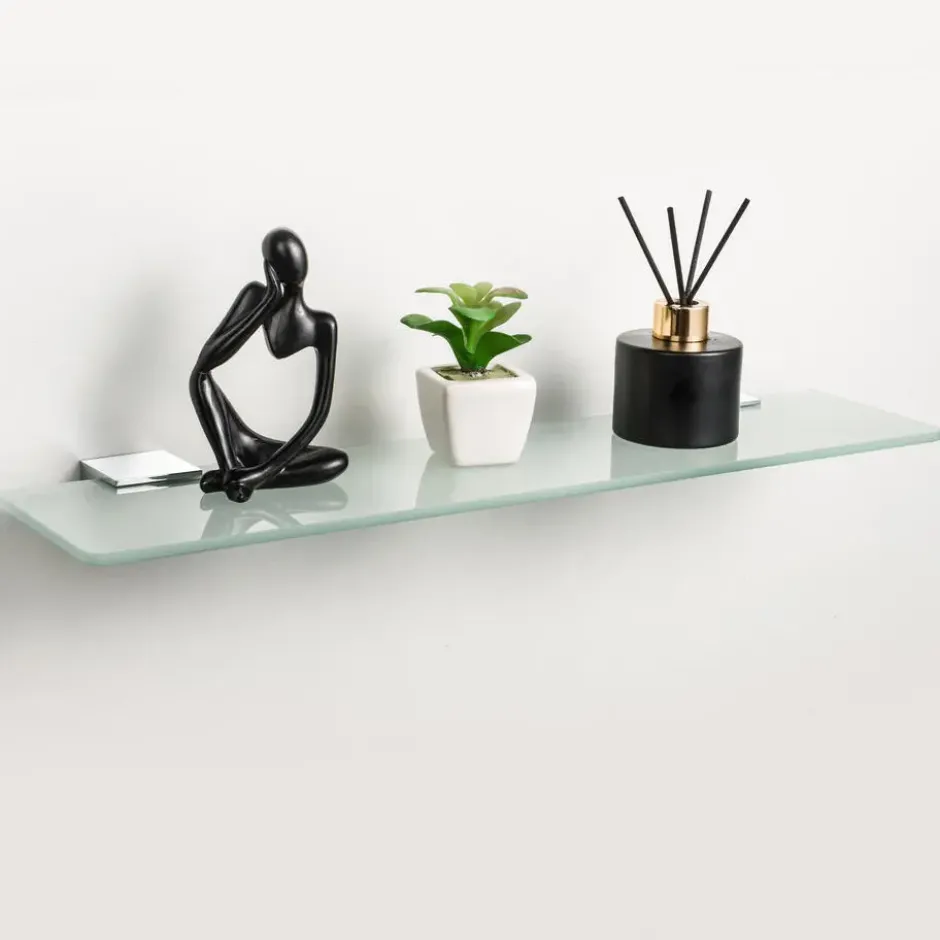 VDN Stainless Planchet - Planchet badkamer - Chroom - Glas - RVS