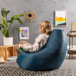Veeva Zitzak Gaming - Zitzak Buiten - Blauwgroen