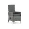 Verstelbare Tuinstoel Wicker Grijs-antraciet Domani Furniture Beluga