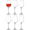 Vicrila wijnglazen Grigio - 6x stuks - rode/witte wijn - 310ml