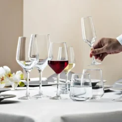 Vicrila wijnglazen Grigio - 6x stuks - rode/witte wijn - 310ml
