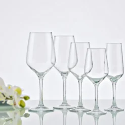 Vicrila wijnglazen Grigio - 6x stuks - rode/witte wijn - 310ml