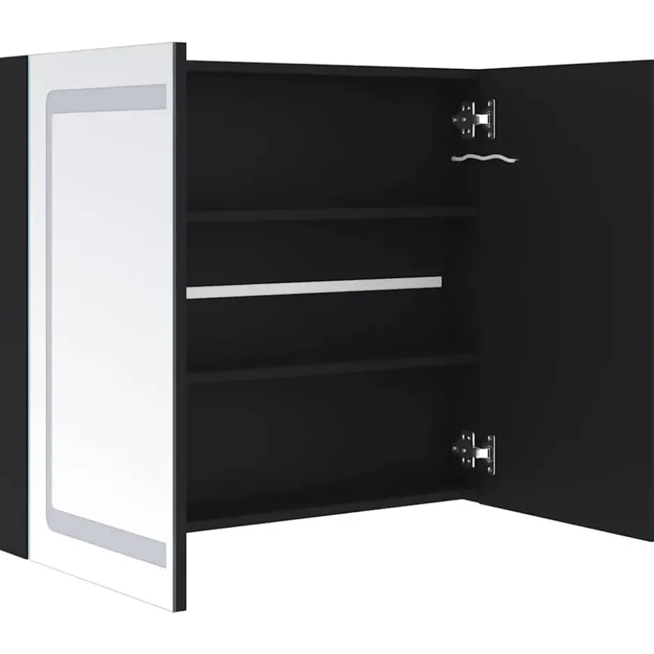 vidaXL - Badkamerkast - Antraciet - MDF