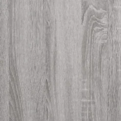 vidaXL - Badkamerkast bewerkt hout grijs sonoma eikenkleur 30x30x100 cm