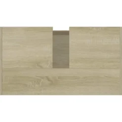 vidaXL - Badkamerkast - Bruin - Bewerkt hout