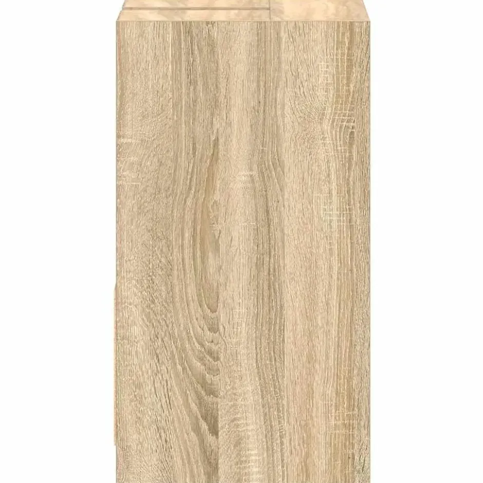 vidaXL - Badkamerkast - Bruin - Bewerkt hout