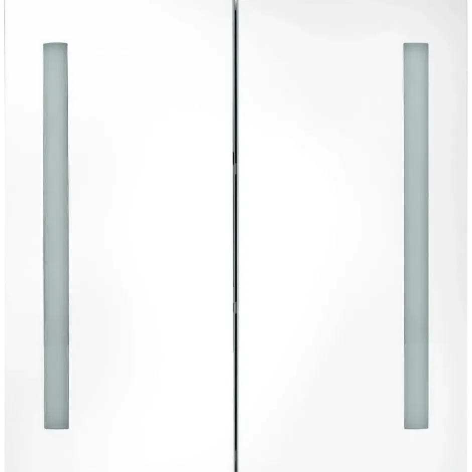 vidaXL - Badkamerkast - Grijs - MDF - 62 x 14 x 60 cm